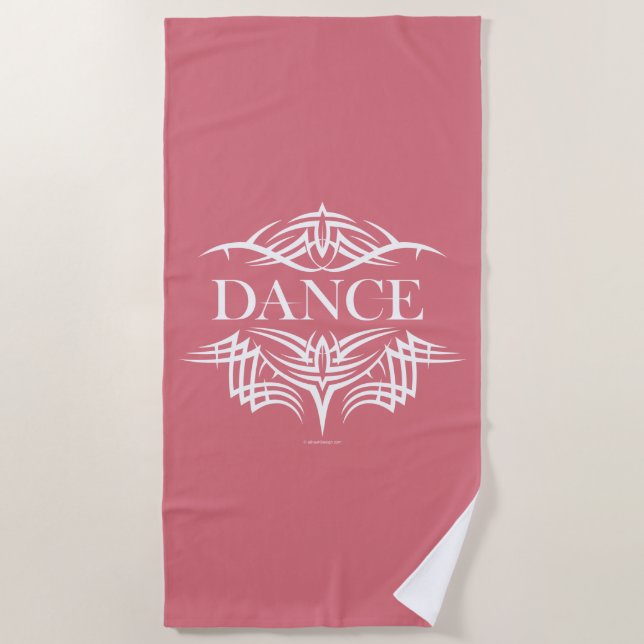 Tribal Dance Beach Towel (Front)