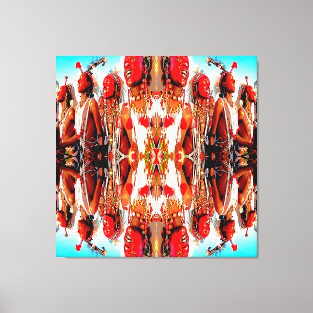 Tribal Dance Canvas Print (Front)