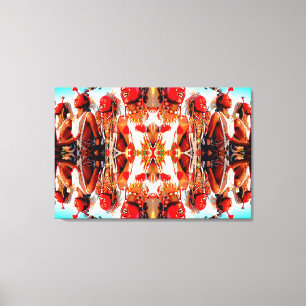 Tribal Dance Canvas Print