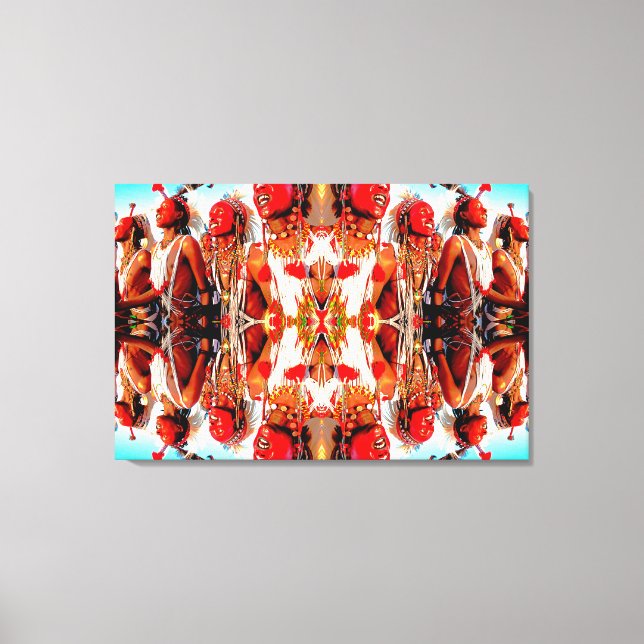 Tribal Dance Canvas Print (Front)
