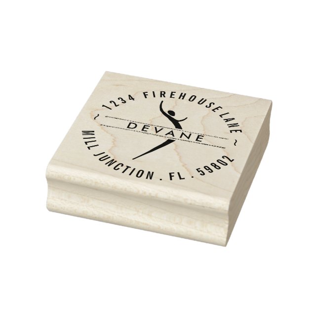 Tribal Dance Goddess Return Address Stamp (Stamp)