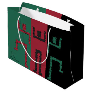 Tribal Dance Large Gift Bag