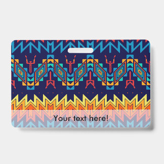 Tribal design abstract design badge