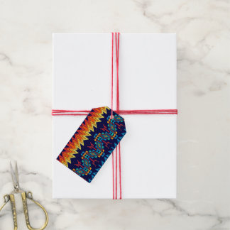 Tribal design abstract design gift tags