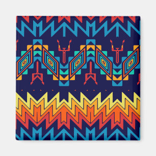 Tribal design abstract design magnet