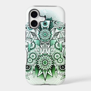 Tribal Design Green Tint