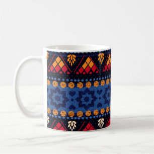 Tribal Design: Multifunctional Seamless Pattern. Coffee Mug