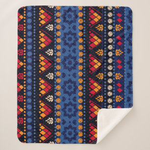 Tribal Design: Multifunctional Seamless Pattern. Sherpa Blanket
