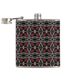 Tribal Diamond Hip Flask