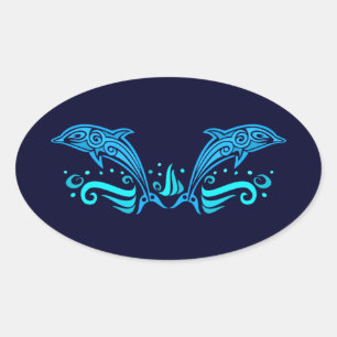 Tribal Dolphins stickers