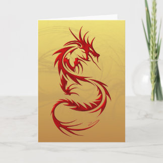 Tribal Dragon Card