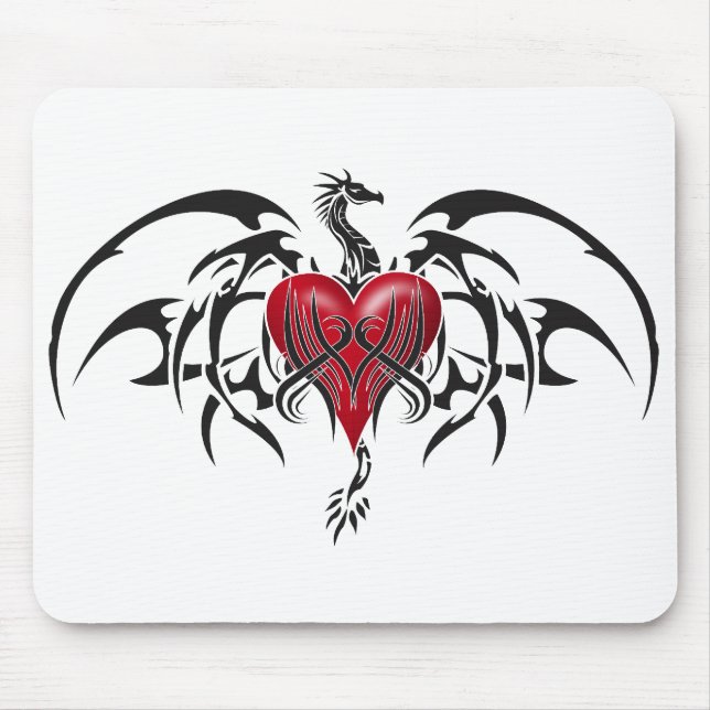 Tribal dragon mouse pad (Front)