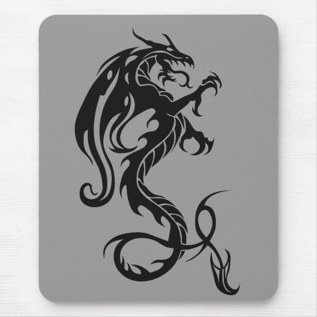 Tribal Dragon Mousepad (Front)