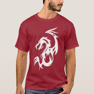 Tribal Dragon Symbol Short Sleeve Dark T-Shirt