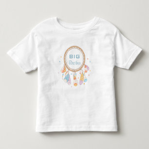 Tribal Dreamcatcher Boho Big Brother Toddler T-shirt