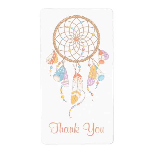 Tribal Dreamcatcher Boho Merci (Devant)