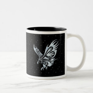 Tribal Eagle Two-Tone Coffee Mug
