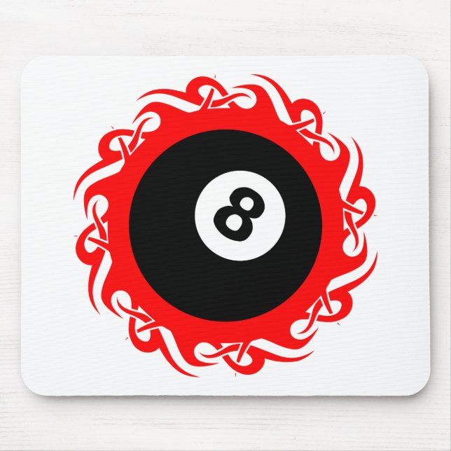 tribal eightball mouse pad (Front)