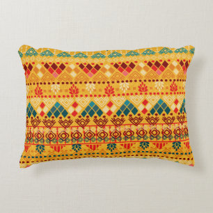 Tribal elements, versatile seamless pattern. accent pillow
