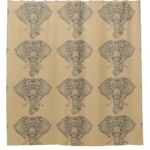Tribal elephant African animal art