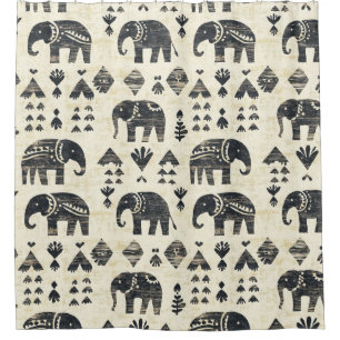 Tribal Elephant Boho Pattern (1)