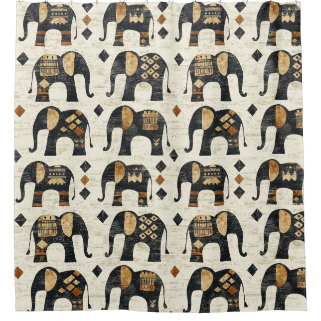Tribal Elephant Boho Pattern (2) (Front)