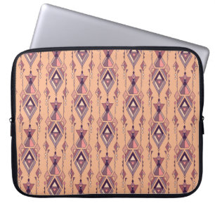 Tribal Ethnic: Aztec Mexican Seamless Vintage Laptop Sleeve