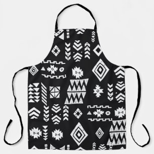 Tribal ethnic background. Stylish primitive geomet Apron