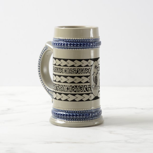 Tribal Ethnic Beer Slut Stein (Front Left)