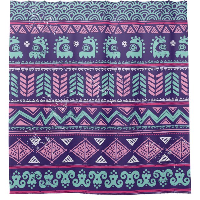 Tribal Ethnic: Colourful Seamless Pattern. (Front)