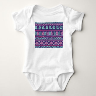 Tribal Ethnic: Colourful Seamless Pattern. Baby Bodysuit