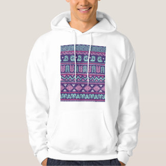Tribal Ethnic: Colourful Seamless Pattern. Hoodie