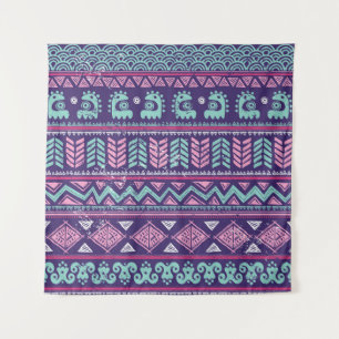 Tribal Ethnic: Colourful Seamless Pattern. Tapestry