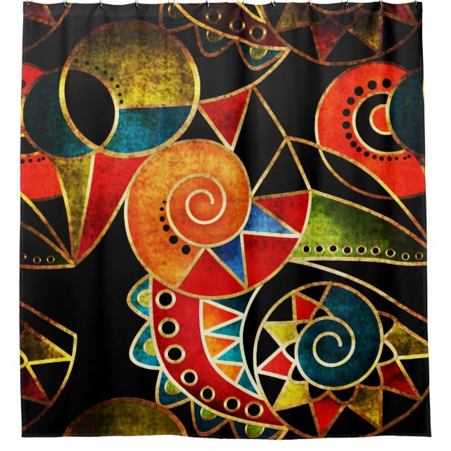 Tribal Ethnic Geometrical Bright Pattern. (Front)