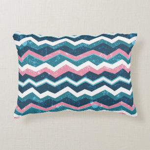 Tribal ethnic hand drawn seamless pattern accent pillow