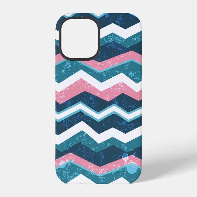 Tribal ethnic hand drawn seamless pattern iPhone case (Back)