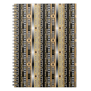 Tribal , ethnic, ornament notebook