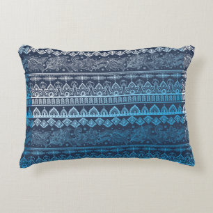 Tribal ethnic seamless accent pillow