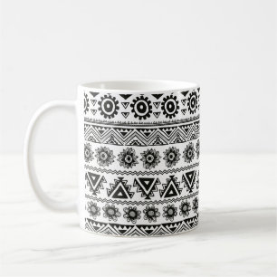 Tribal ethnic seamless coffee mug
