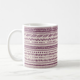 Tribal ethnic seamless coffee mug