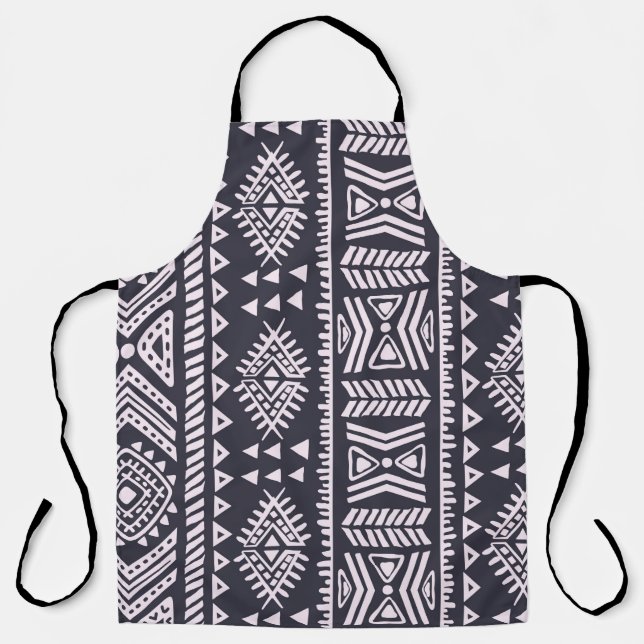 Tribal ethnic seamless illustration pattern apron (Front)