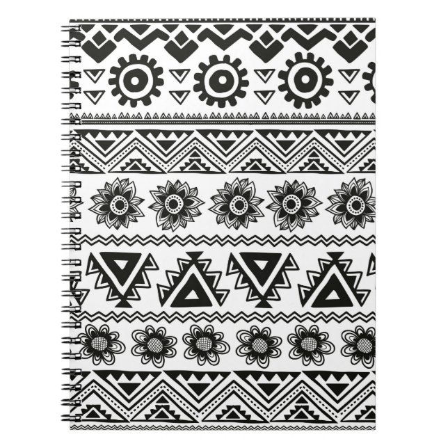 Tribal ethnic seamless notebook (Front)