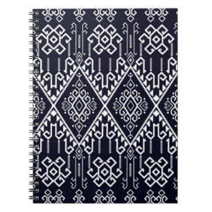 Tribal ethnic seamless pattern notebook