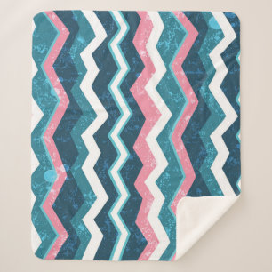 Tribal ethnic, seamless pattern sherpa blanket