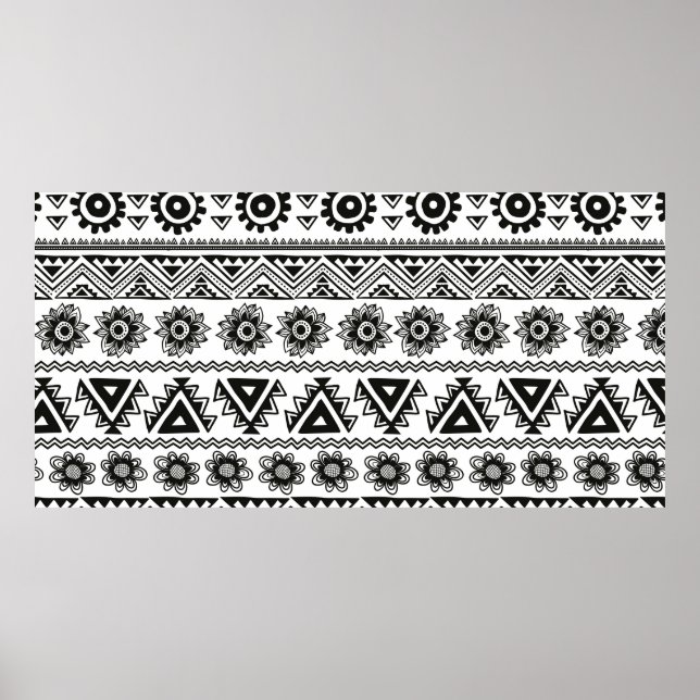 Tribal ethnic seamless poster (Front)