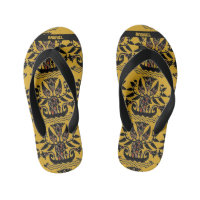 Tribal Ethnic Tattoo Pattern  Flip Flops