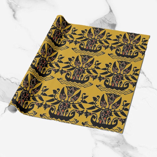 Tribal Ethnic Tattoo Pattern   Wrapping Paper (Creator Uploaded)