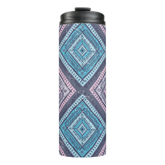 Tribal ethnic, timeless seamless style thermal tumbler