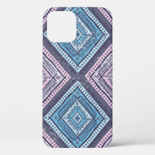 Tribal ethnic. Vintage seamless illustration patte iPhone 12 Case