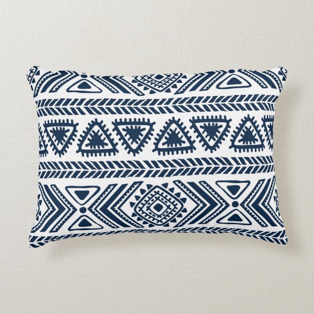 Tribal Ethnic: Vintage Seamless Pattern. Accent Pillow (Front)